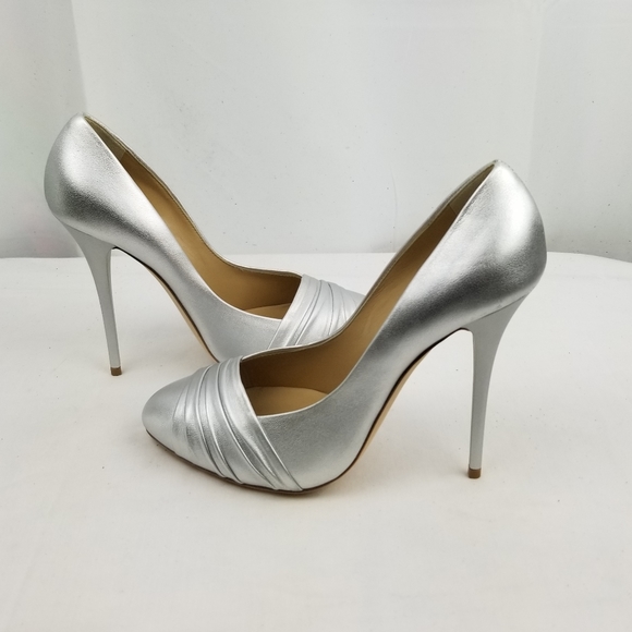 giuseppe zanotti metallic heels